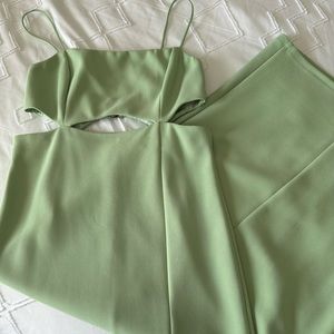 Hello Molly Mint Green Midi Dress
